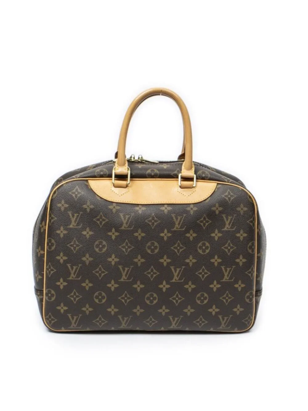 Louis Vuitton Deauville Brown Monogram Canvas Handbag - Picture 5 of 10
